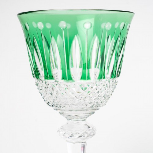 Argenterie et Arts de la table  - 1928 Saint Louis - Suite de 12 verres Roemer Tommy 