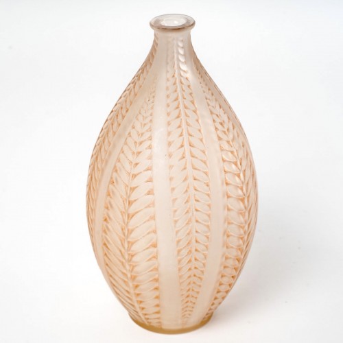 1921 René Lalique - Vase Acacia - Verrerie, Cristallerie Style Art Déco