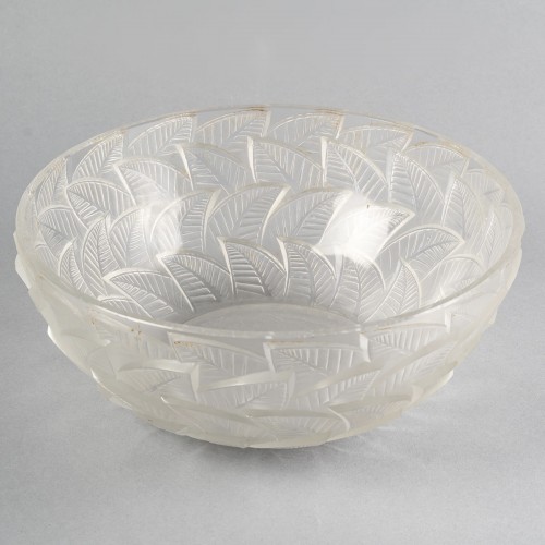 1931 René Lalique - Set Ormeaux - Bowl Salad and 10 Cups - 