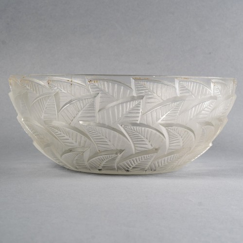 1931 René Lalique - Set Ormeaux - Bowl Salad and 10 Cups - Art Déco