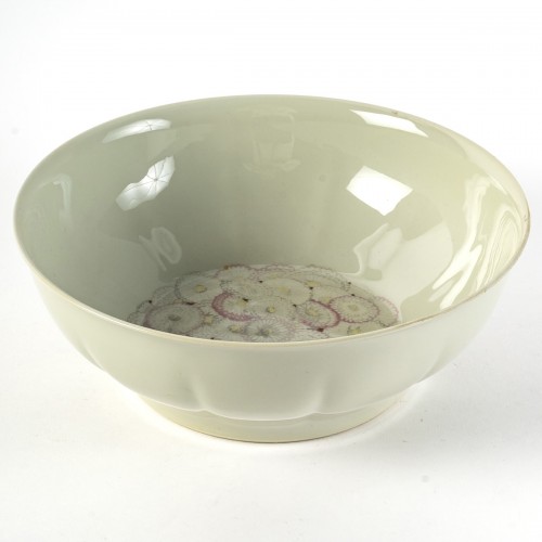 20th century - Suzanne Lalique Haviland Paquerettes Celadon Porcelain Tableware 22 Pièces