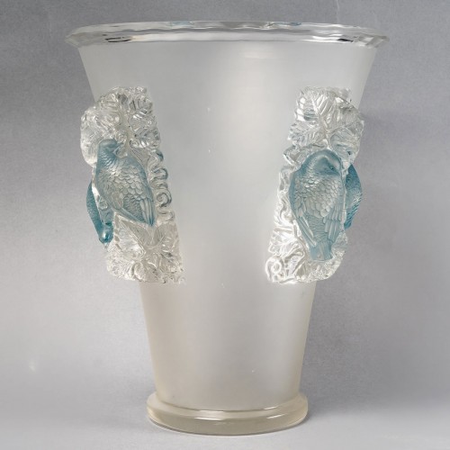 1942 René Lalique - Vase Saint Emilion - Glass & Crystal Style Art Déco