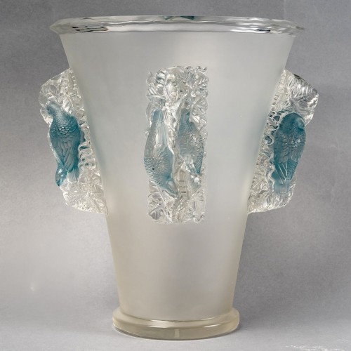 Art Déco - 1942 René Lalique - Vase Saint Emilion