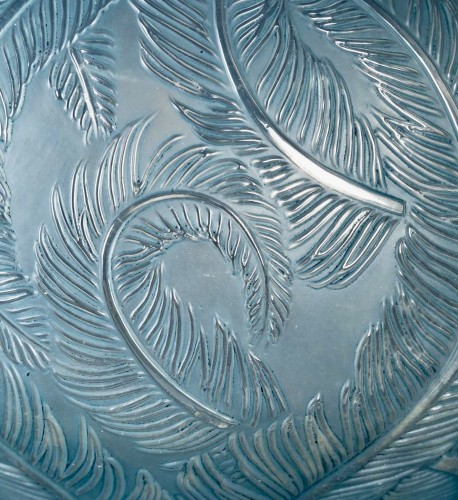 Verrerie, Cristallerie  - 1920 René Lalique - Vase Plumes