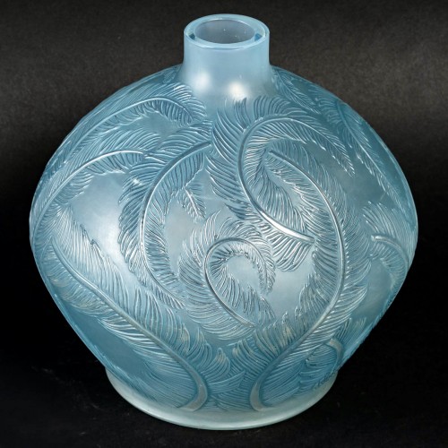 1920 René Lalique - Vase Plumes - 
