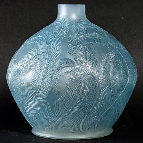 Art Déco - 1920 René Lalique - Vase Plumes