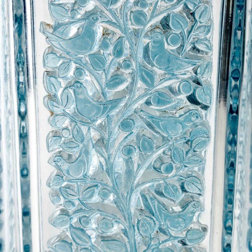 1938 René Lalique - Vase Quatre Panneaux - Verrerie, Cristallerie Style Art Déco