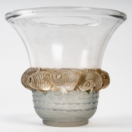 Verrerie, Cristallerie  - 1930 René Lalique - Vase Piriac