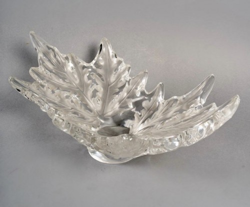 1951 Marc Lalique - Bowl Champs Elysées - Glass & Crystal Style 50