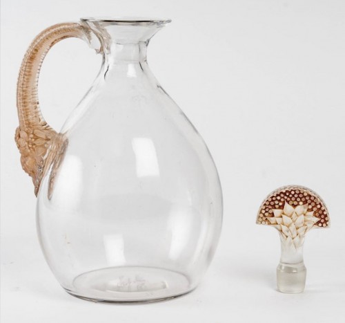 1923 René Lalique - Carafe Satyre - Verrerie, Cristallerie Style Art Déco