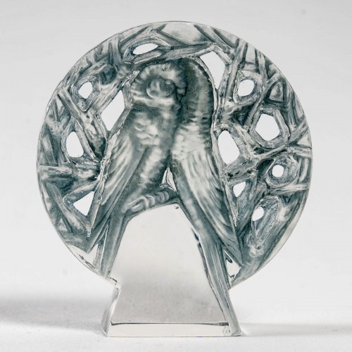 1919 René Lalique - Cachet Perruches - Art nouveau