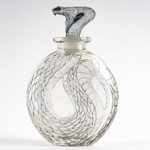 1920 René Lalique - Perfume Bottle Serpent - Snake - Glass & Crystal Style Art Déco