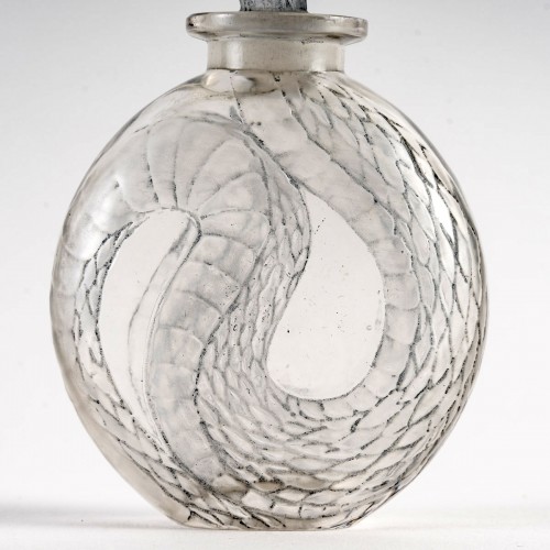 1920 René Lalique - Perfume Bottle Serpent - Snake - 