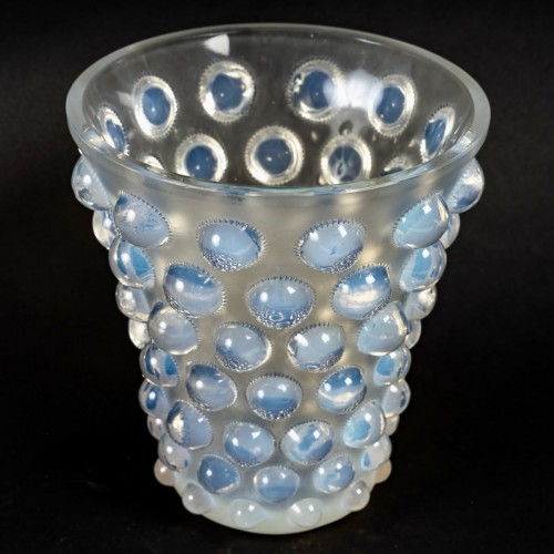 1934 René Lalique - Vase Bammako - Glass & Crystal Style Art Déco