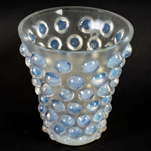 1934 René Lalique - Vase Bammako - Verrerie, Cristallerie Style Art Déco