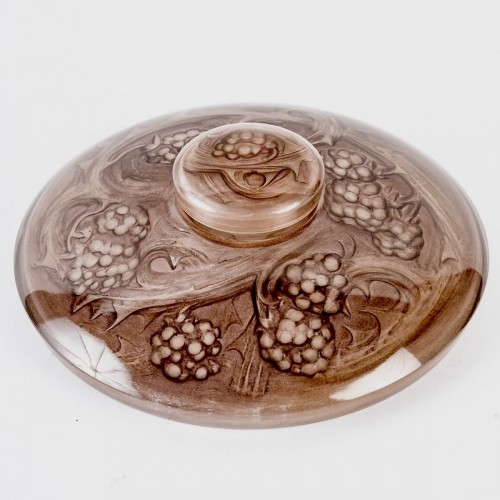 1920 René Lalique - Inkwell Mures - Blackberries - Art Déco