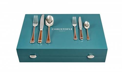 Christofle Flatware Cutlery Set Talisman 72 Pieces