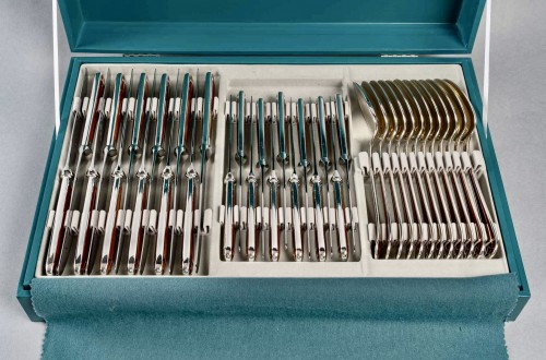 Christofle Flatware Cutlery Set Talisman 72 Pieces - Art Déco