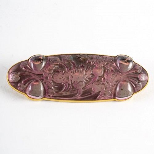 1913 René Lalique - Brooch Quatre Cabochons - 