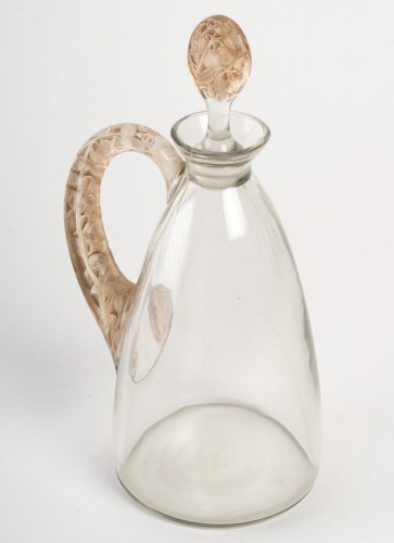 Art Déco - 1923 René Lalique - Carafe Prunelles Pour Cusenier