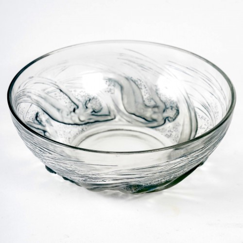 1921 René Lalique - Coupe Ondines - Verrerie, Cristallerie Style Art Déco