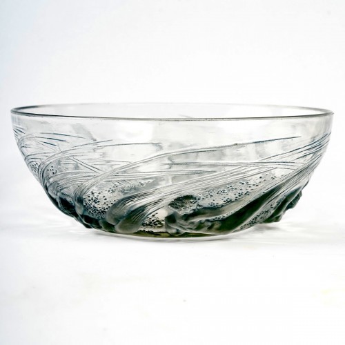 Glass & Crystal  - 1921 René Lalique - Bowl Ondines