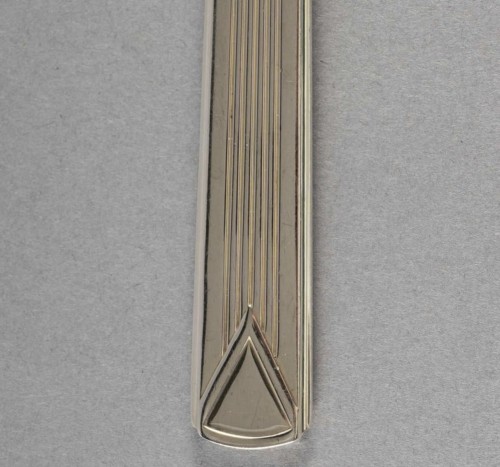 Art Déco - Puiforcat - Cutlery Flatware Set Art Deco Aphea Sterling Silver - 110 Piece