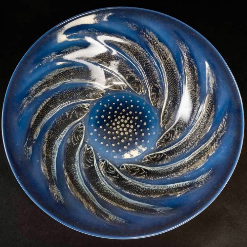 1921 René Lalique - Plate Bowl Dish Poissons - 