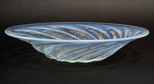 1921 René Lalique - Coupe bol et assiette Poissons - Art Déco