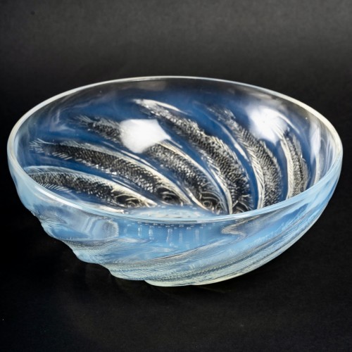 Art Déco - 1921 René Lalique - Coupe bol et assiette Poissons