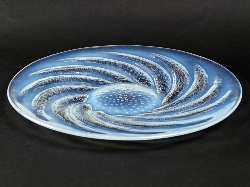 Antiquités - 1921 René Lalique - Plate Bowl Dish Poissons