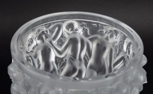 Lalique France d'Après René Lalique - Vase Bacchantes  - BG Arts