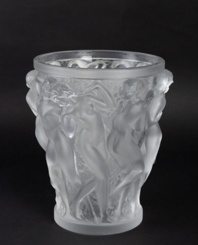 Art Déco - Lalique France d'Après René Lalique - Vase Bacchantes 