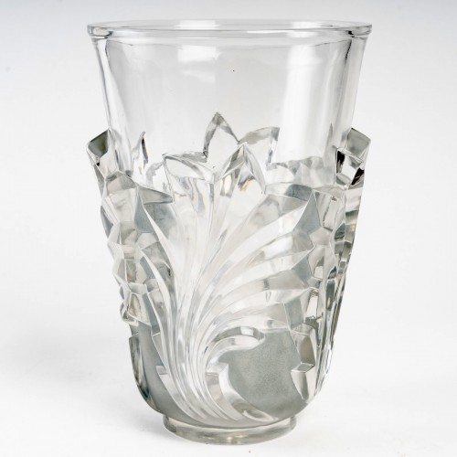 Marc Lalique - Vase Surcouf Leaves - 50