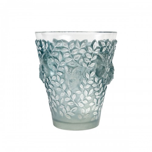 1938 René Lalique - Vase Silènes