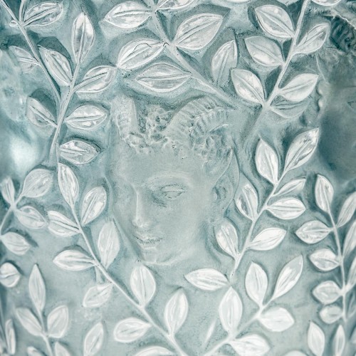 1938 René Lalique - Vase Silènes - Verrerie, Cristallerie Style Art Déco