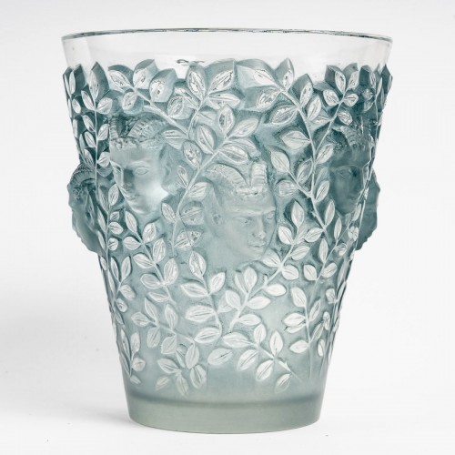 Glass & Crystal  - 1938 René Lalique - Vase Silènes