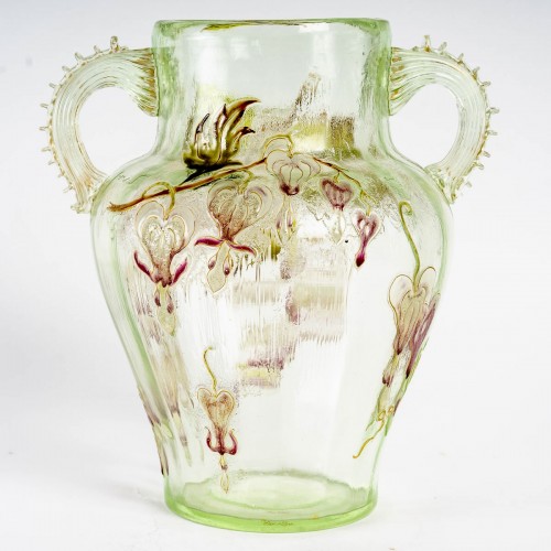 1890 Emile Gallé - Vase à Anses Coeur de Marie - Art nouveau