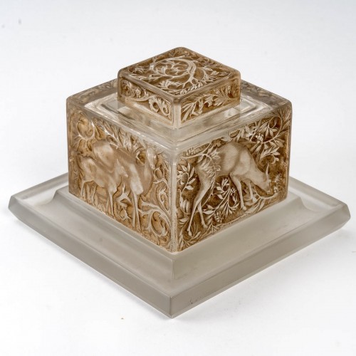 1912 René Lalique - Inkwell Biches - Art Déco