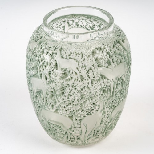 Verrerie, Cristallerie  - 1931 René Lalique - Vase Biches