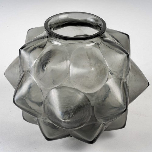1927 René Lalique - Vase Champagne - Verrerie, Cristallerie Style Art Déco