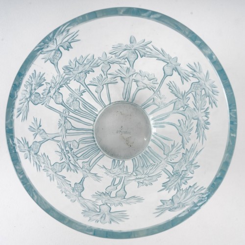 Glass & Crystal  - 1914 René Lalique - Vase Bluets