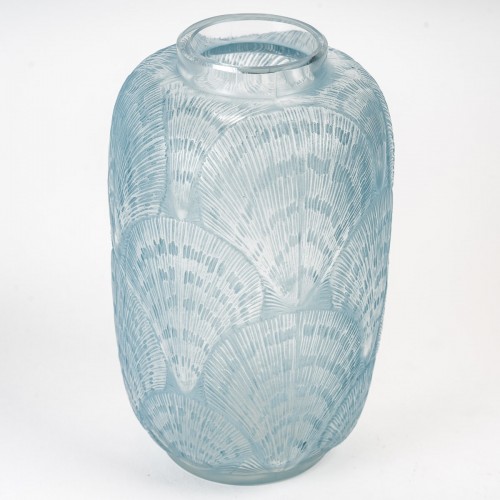 1920 René Lalique - Vase Coquilles - Verrerie, Cristallerie Style Art Déco