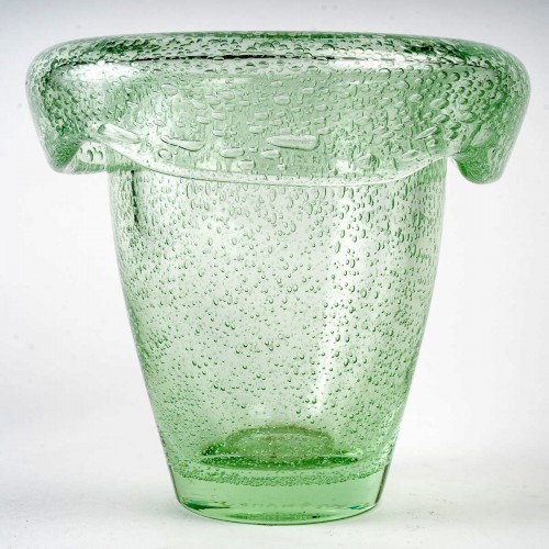 Daum Nancy - Vase With Upturned Rim - Glass & Crystal Style 50