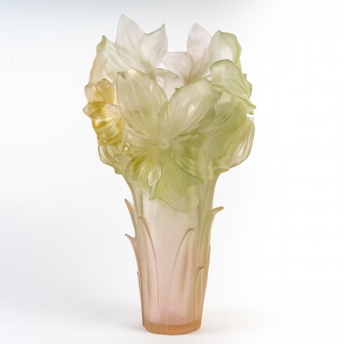  - Daum France - Vase Magnum Amaryllis - Numbered Limited Edition