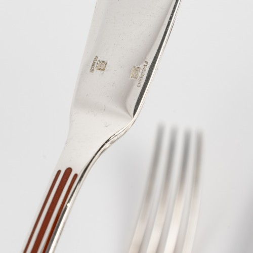 20th century - Christofle - 56 Pieces Cutlery set Talisman