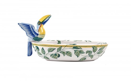 Hermès Maison & Moustiers - Jardinière coupe toucans