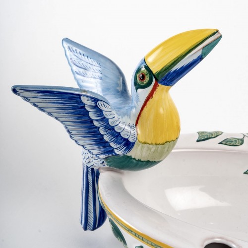 Hermès Maison & Moustiers - Jardinière coupe toucans - BG Arts