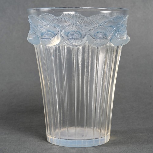 1933 René Lalique - Vase Boutons d'Or - Verrerie, Cristallerie Style Art Déco