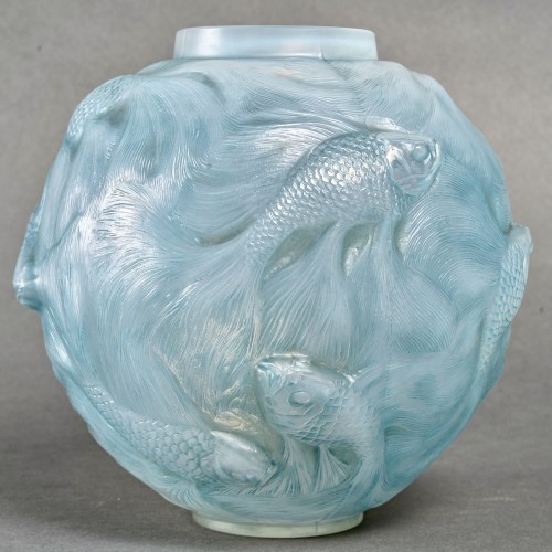 1924 René Lalique - Vase Formose Cased - Glass & Crystal Style Art Déco